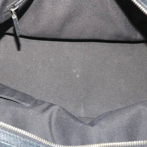 GUCCI GG Canvas Web Sherry Line Hand Bag Black Red Green Auth 51850 - Picture 11 of 16